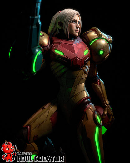 Samus | Metroid | Handcrafted Figure