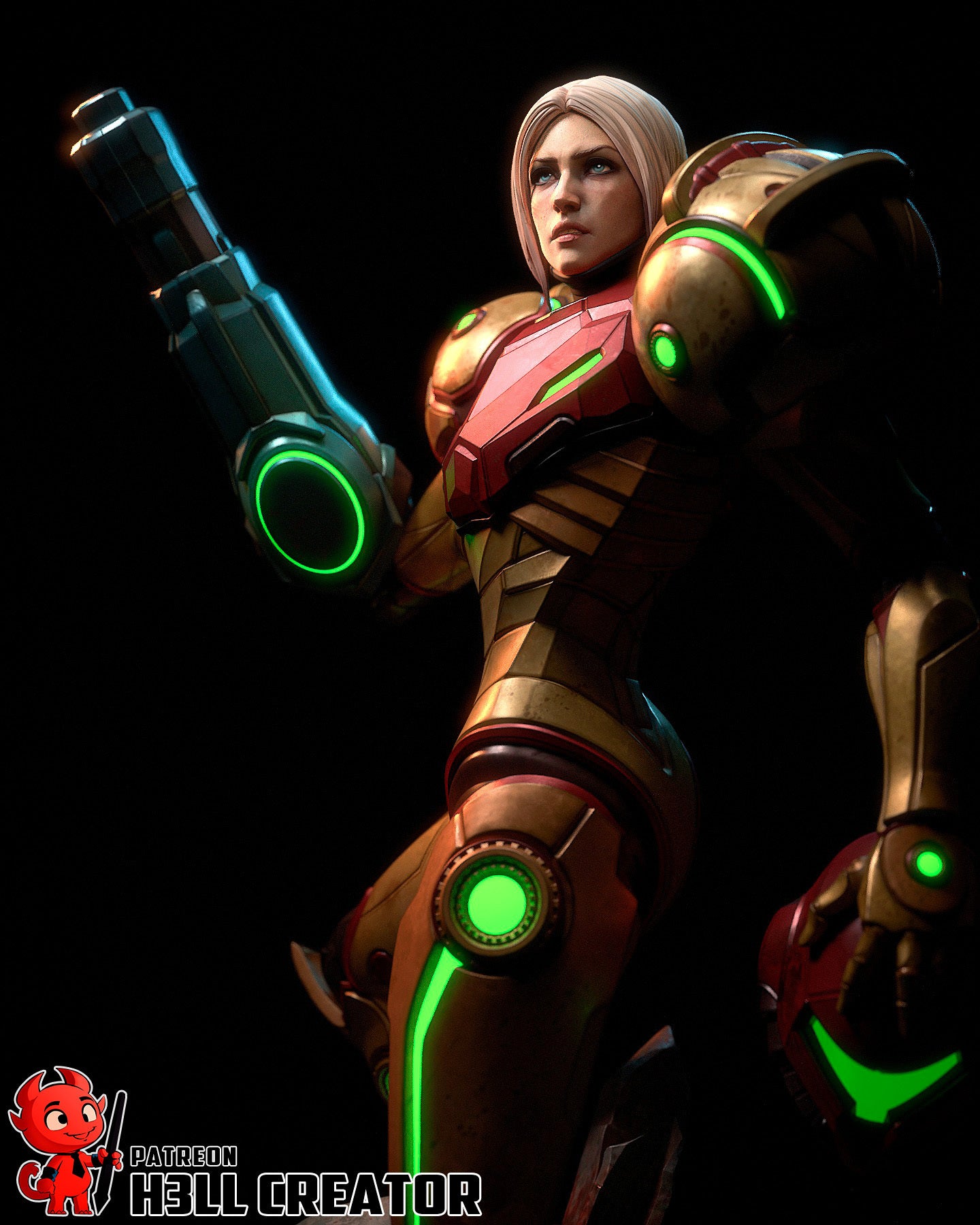 Samus | Metroid | Handcrafted Figure