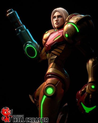 Samus | Metroid | Handcrafted Figure