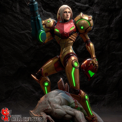 Armored Bounty Hunter | Handcrafted Figure