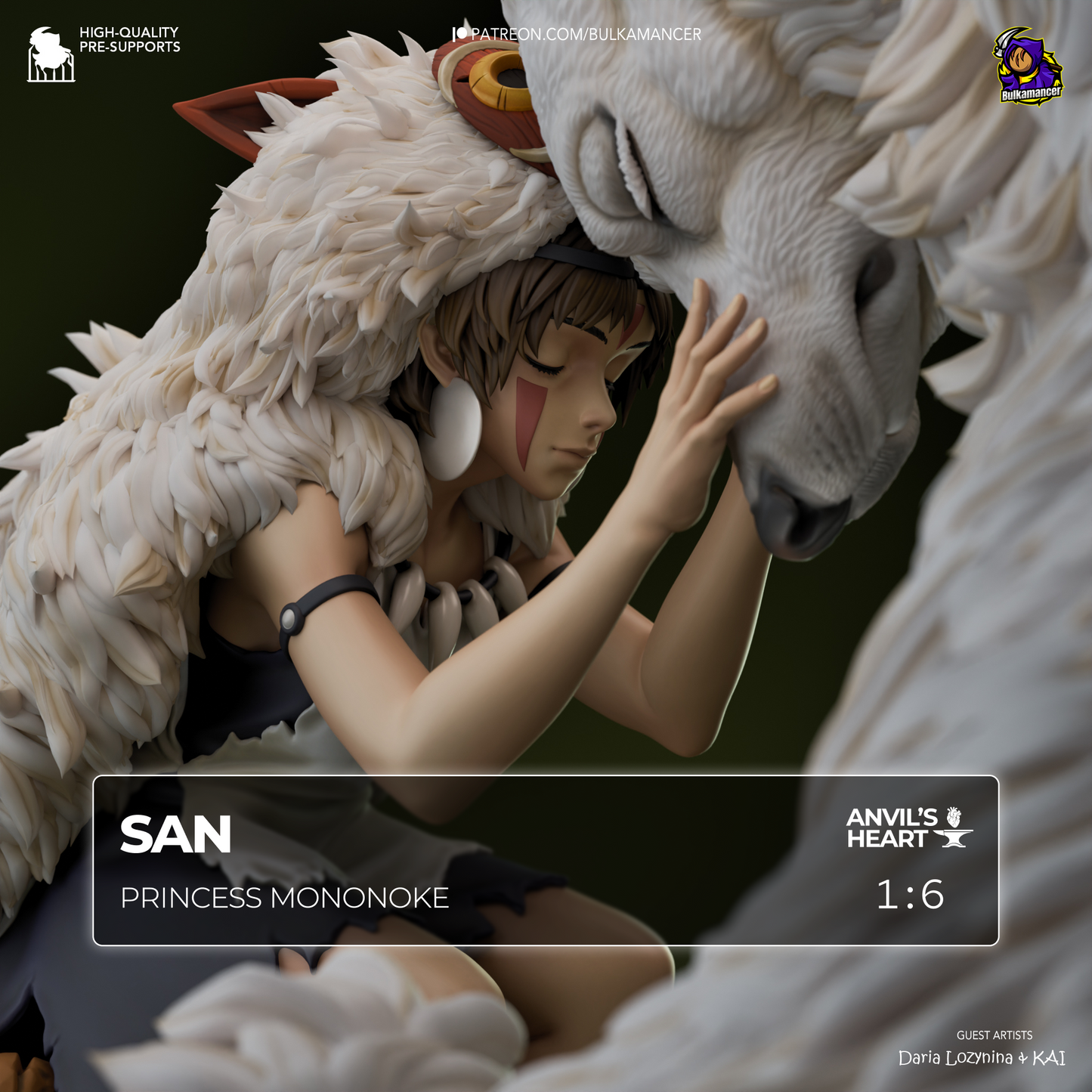 San | Princess Mononoke | Handcrafted Figure