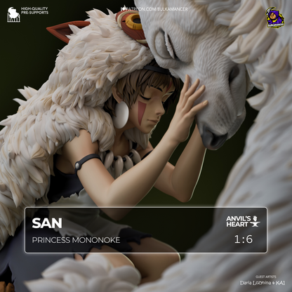San | Princess Mononoke | Handcrafted Figure