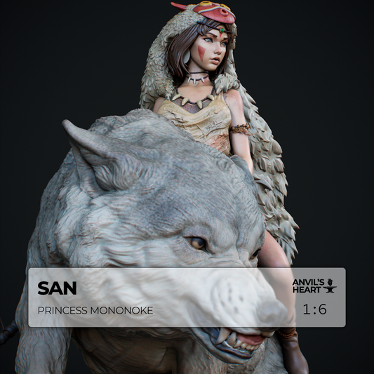 San | Princess Mononoke | Handcrafted Figure