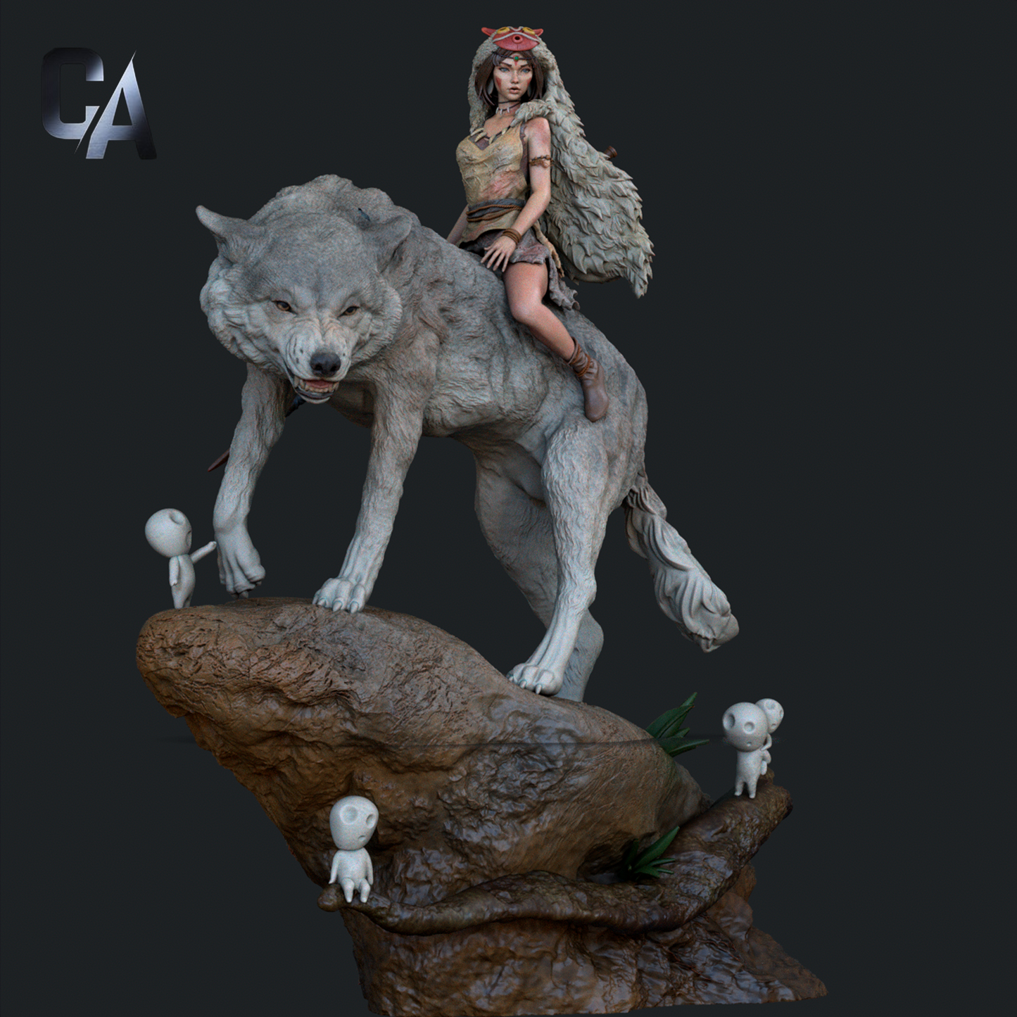 San | Princess Mononoke | Handcrafted Figure