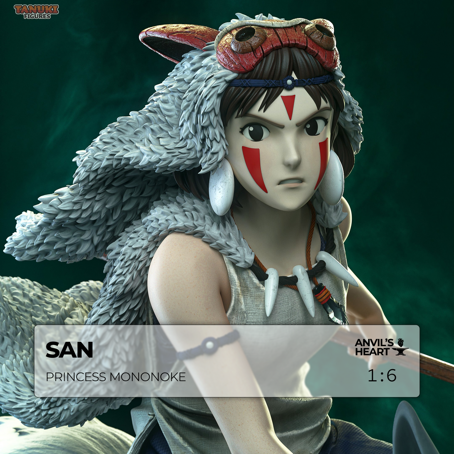 Wolf Princess | Handcrafted Figure