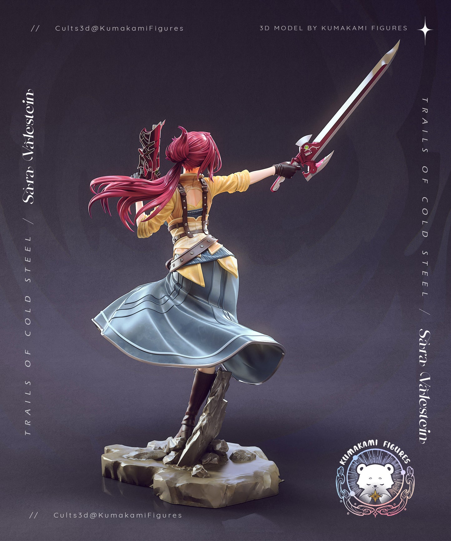 Sara Valestine | Trails of Cold Steel | Handcrafted Figure