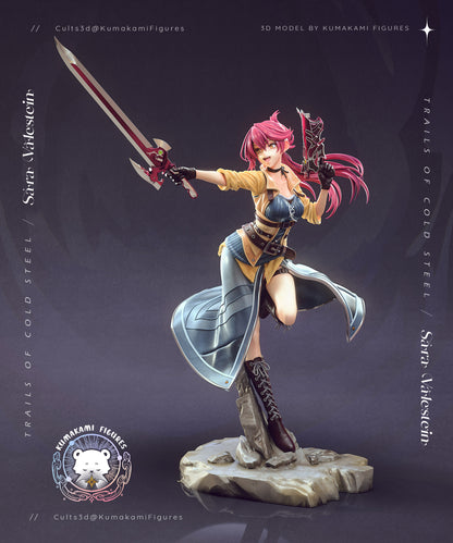Sara Valestine | Trails of Cold Steel | Handcrafted Figure
