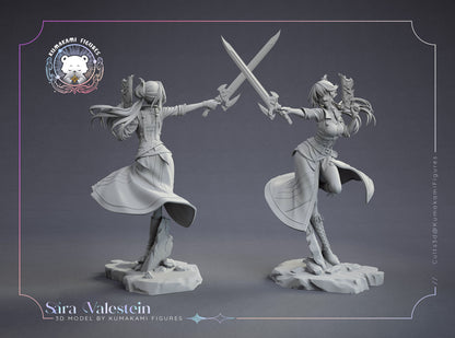Sara Valestine | Trails of Cold Steel | Handcrafted Figure