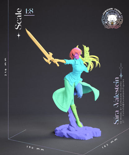 Sara Valestine | Trails of Cold Steel | Handcrafted Figure