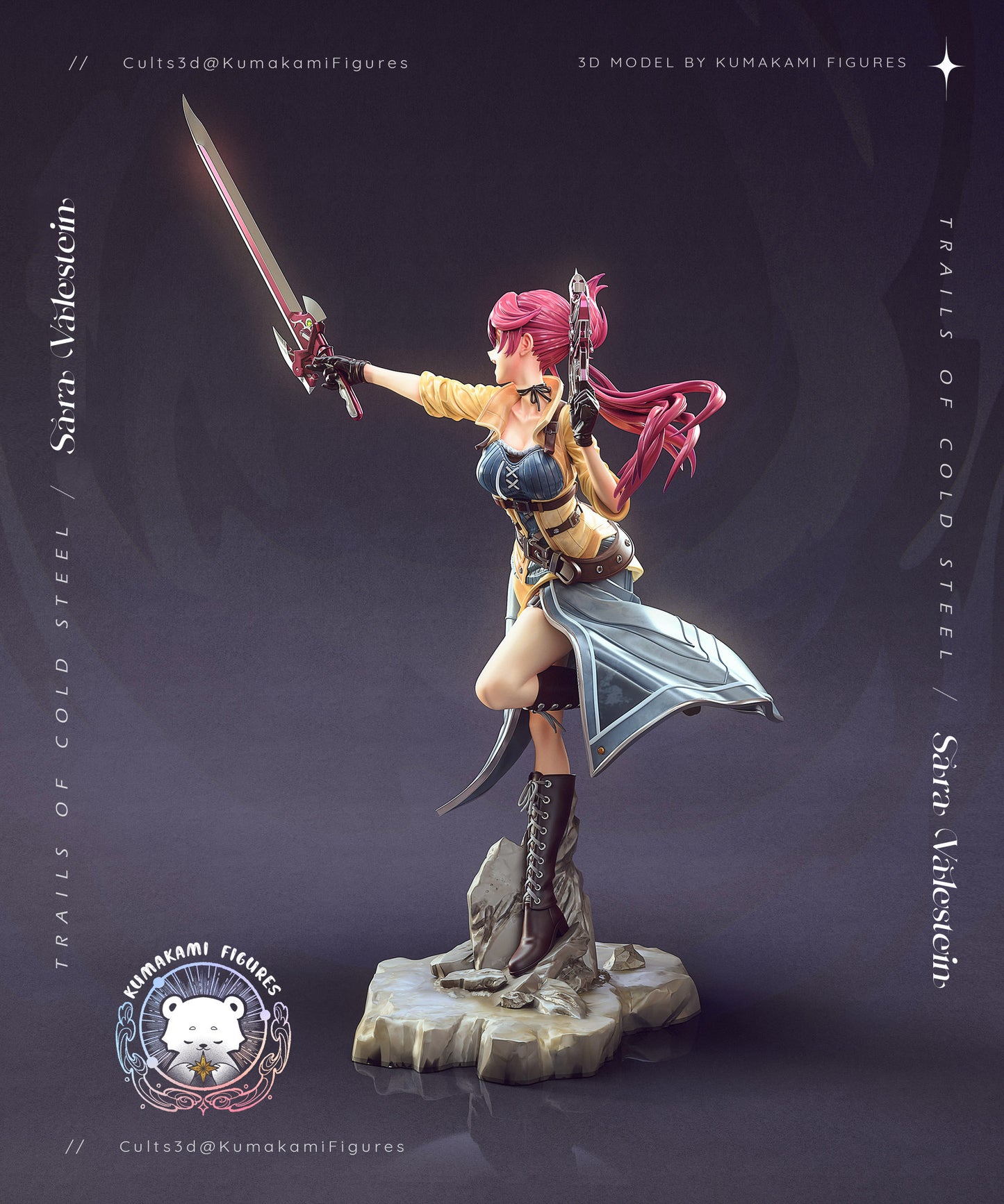 Sara Valestine | Trails of Cold Steel | Handcrafted Figure