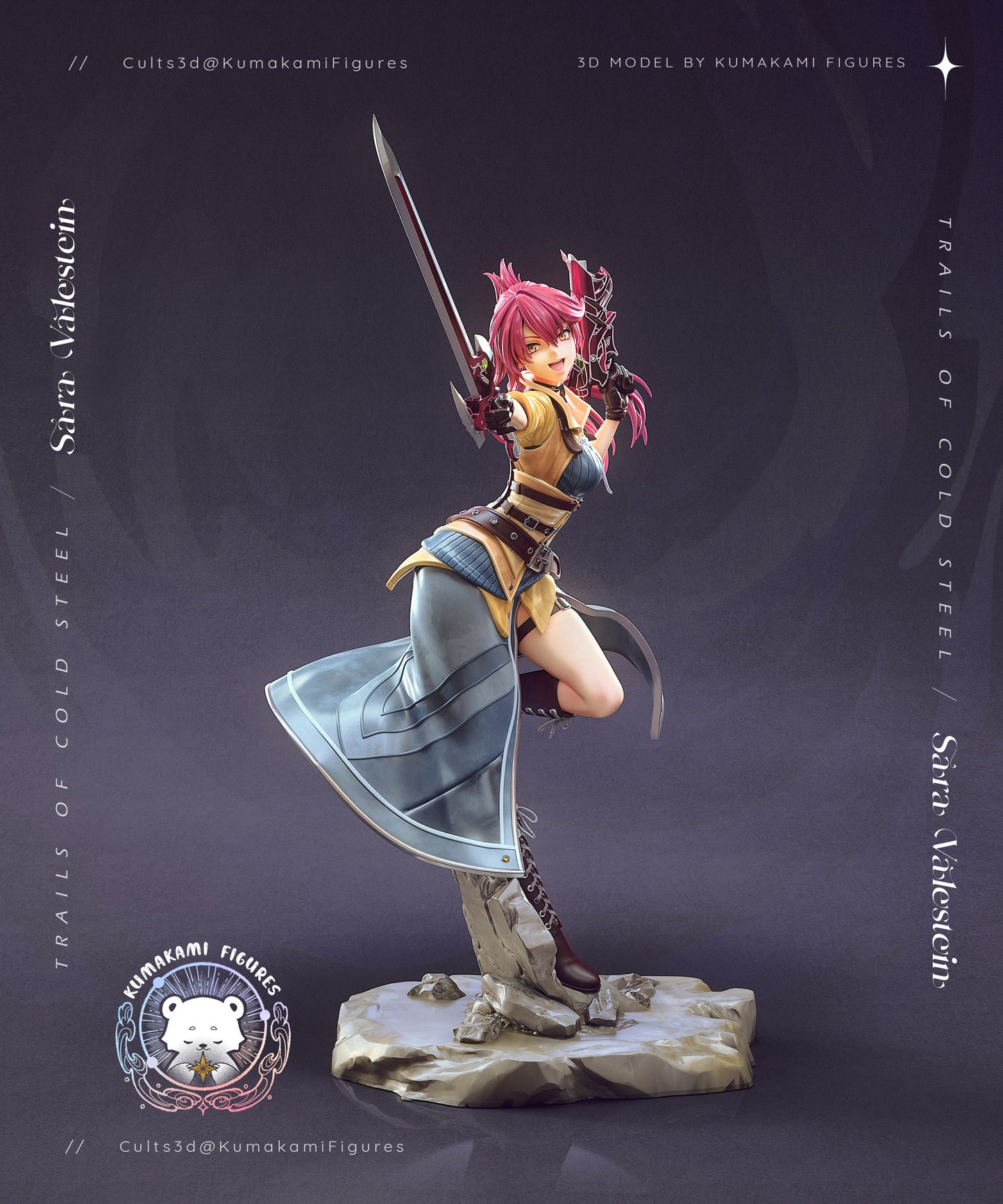 Sara Valestine | Trails of Cold Steel | Handcrafted Figure