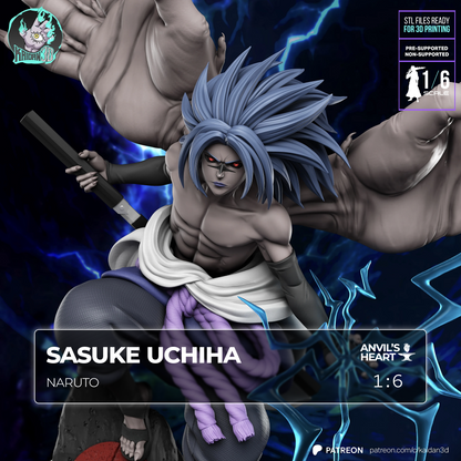 The Crimson-Eyed Avenger | Shinobi | Handcrafted Figure