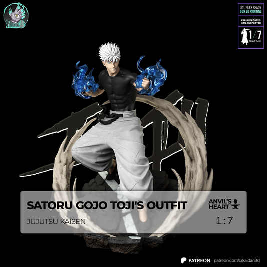 Satoru Gojo Toji's Outfit | Jujutsu Kaisen | Handcrafted Figure