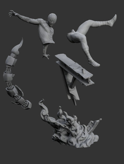 Web Slinging Hero | Handcrafted Figure