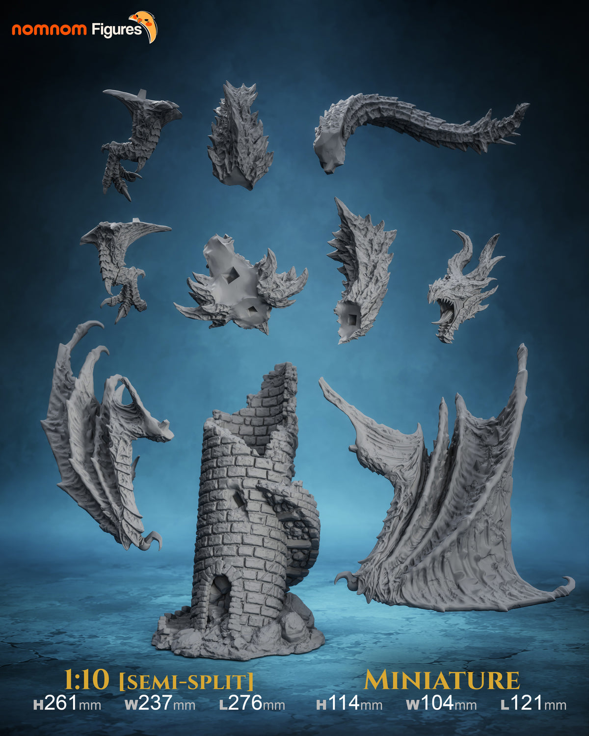 World-Eater Dragon | Handcrafted Figure