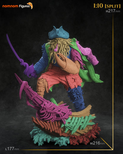 Tentacled Sea Captain | Handcrafted Figure