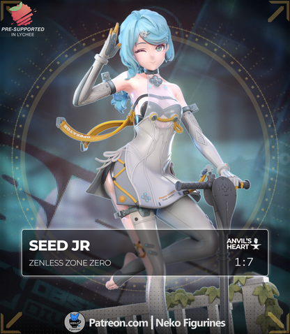 Seed Jr | Zenless Zone Zero (ZZZ) | Handcrafted Figure