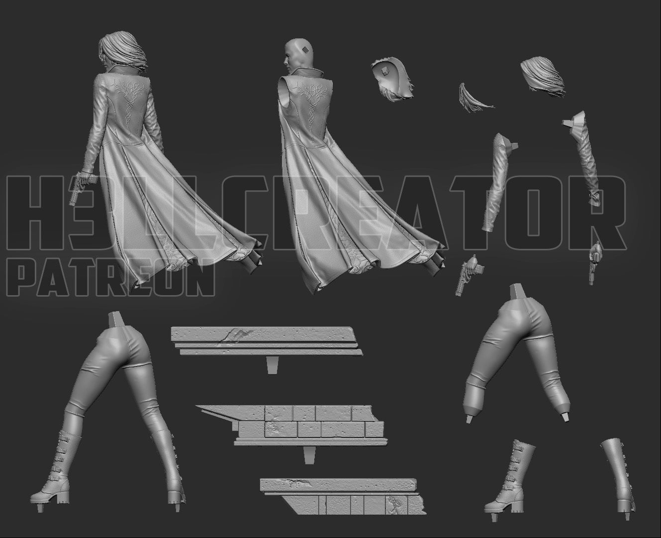 Selene | Underworld | Handcrafted Figure
