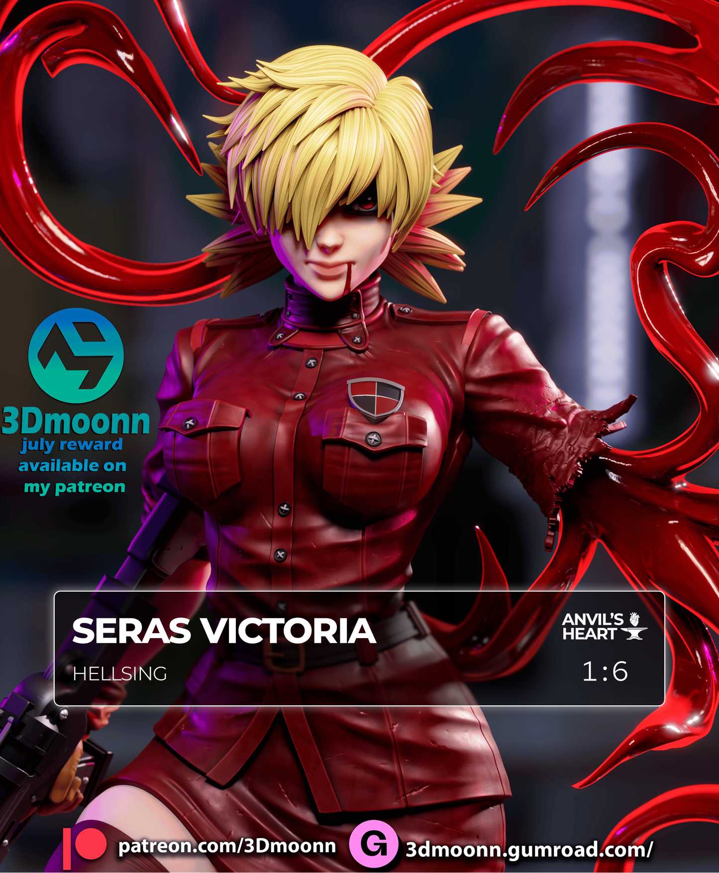 Seras Victoria | Hellsing | Handcrafted Figure