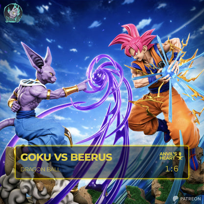 Saiyan Warrior vs Destruction God | Handcrafted Figure