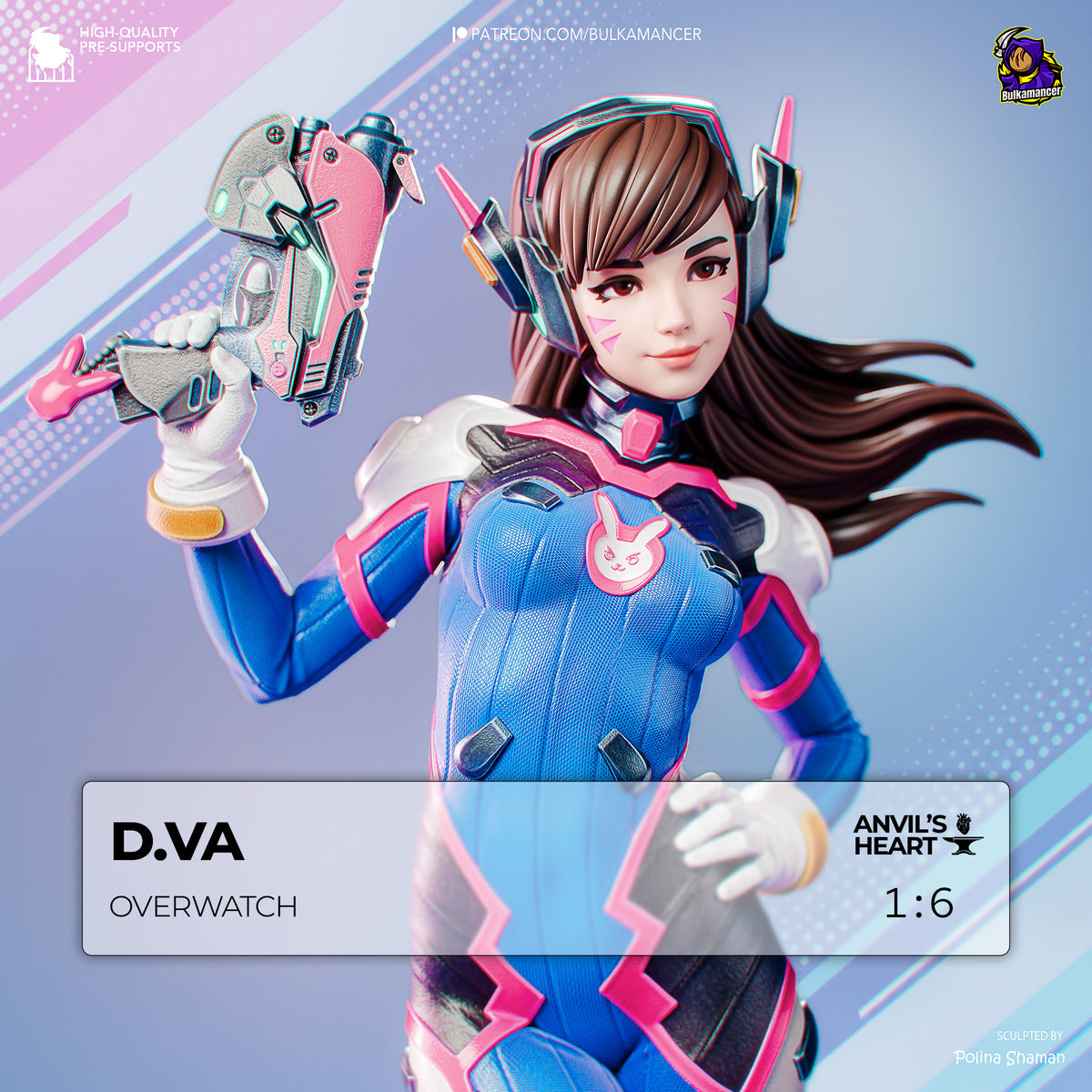 Bunny Mech Pilot | Handcrafted Figure