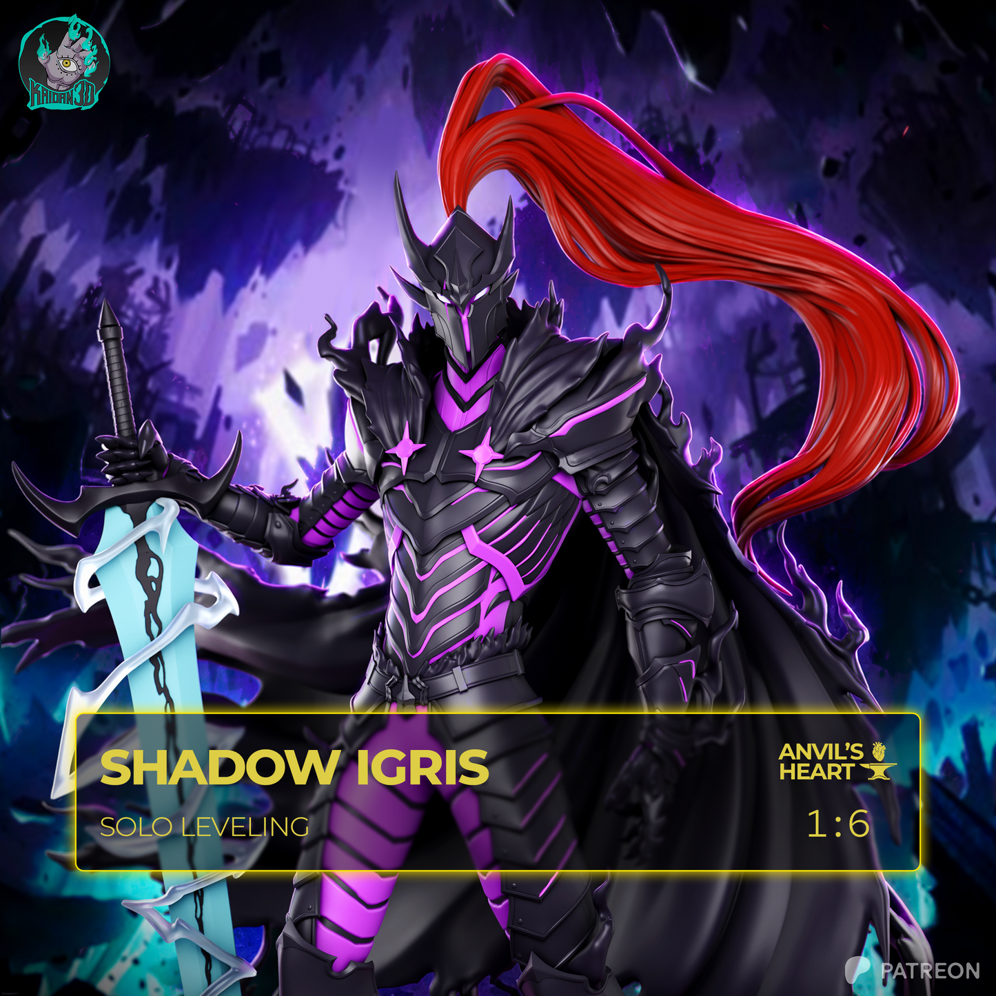 Shadow Igris | Solo Leveling | Handcrafted Figure