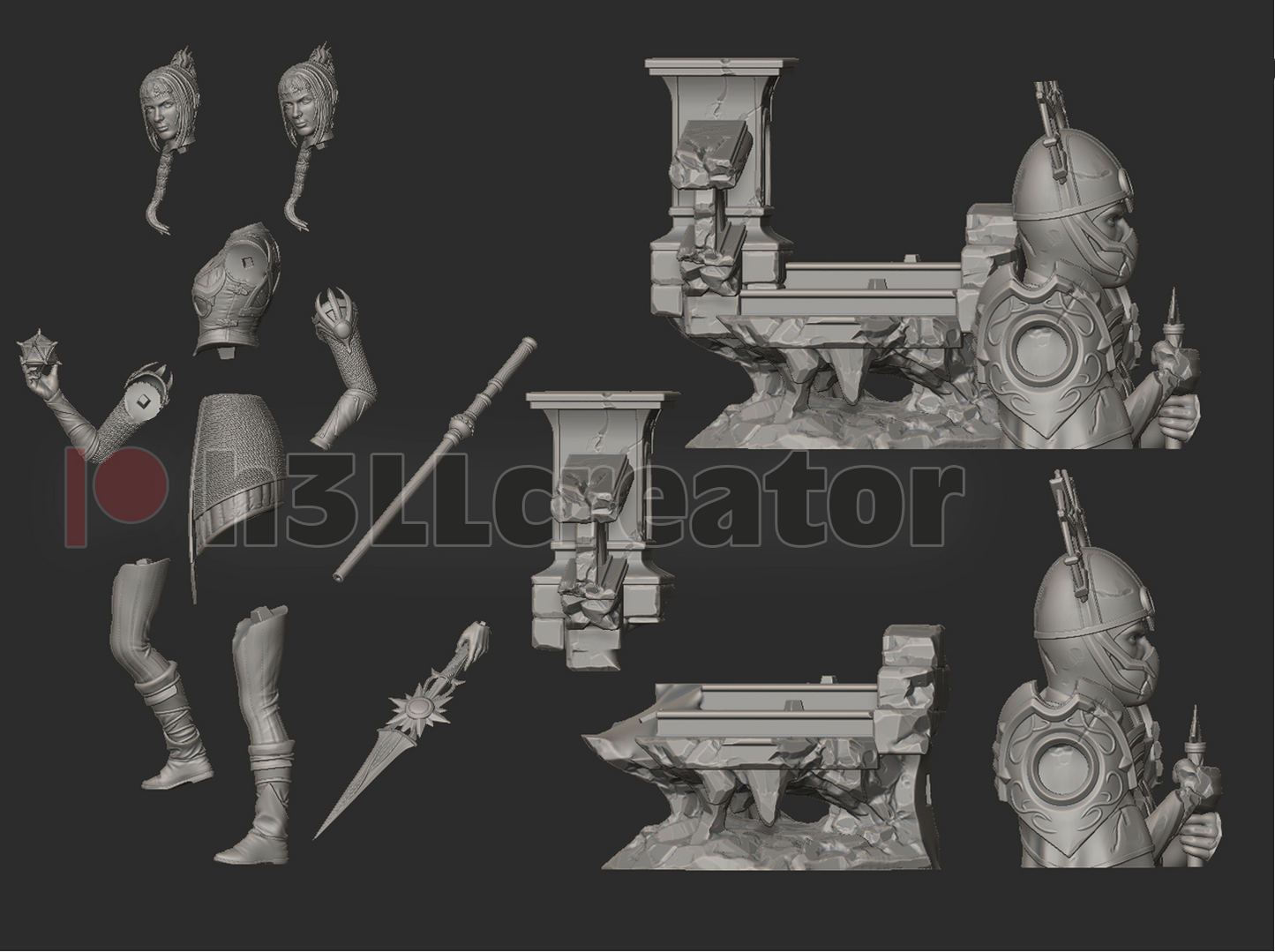 Shadowheart | Baldur’s Gate 3 | Handcrafted Figure