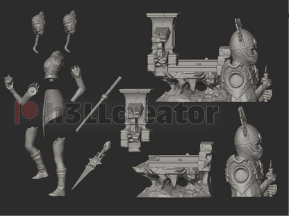 Shadowheart | Baldur’s Gate 3 | Handcrafted Figure