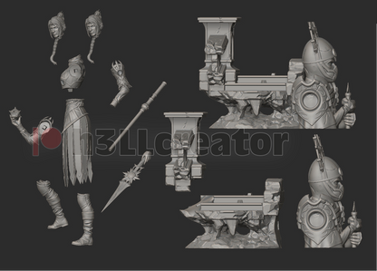 Shadowheart | Baldur’s Gate 3 | Handcrafted Figure