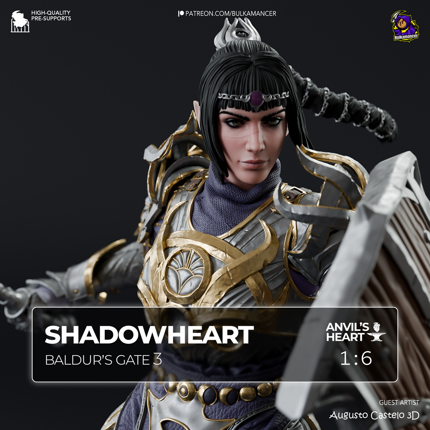 Shadowheart | Baldur’s Gate 3 | Handcrafted Figure
