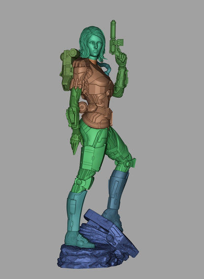 Galactic Mercenary | Handcrafted Figure