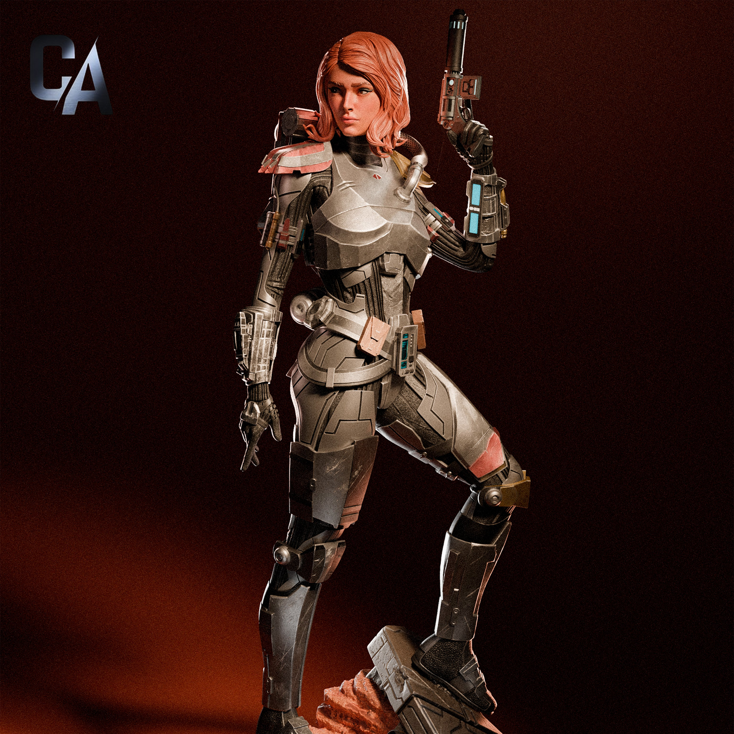 Galactic Mercenary | Handcrafted Figure