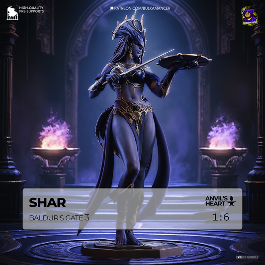 Shar | Baldur's Gate 3 | Handcrafted Figure