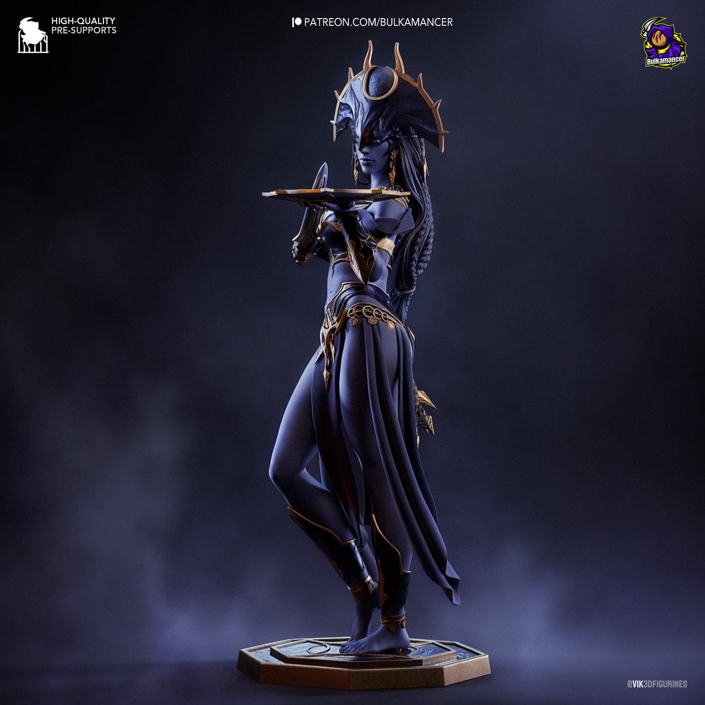Shar | Baldur's Gate 3 | Handcrafted Figure