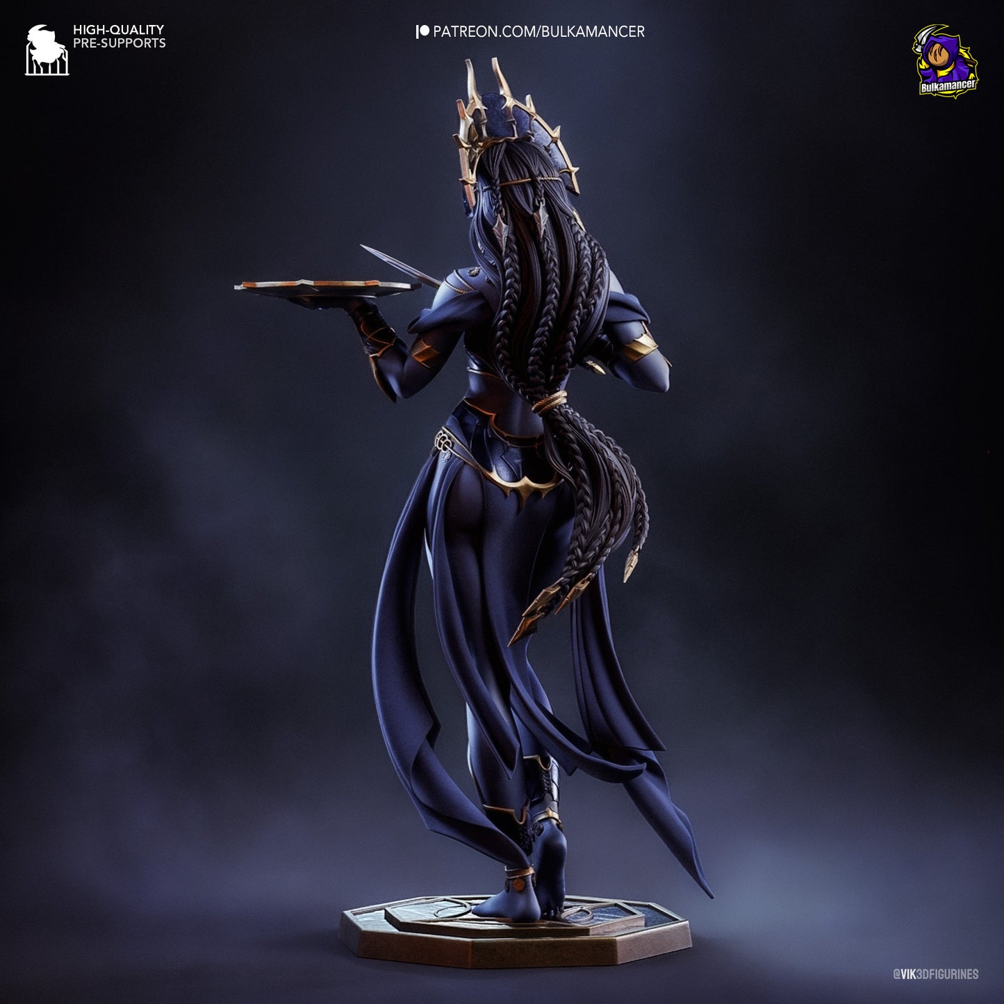 Shar | Baldur's Gate 3 | Handcrafted Figure