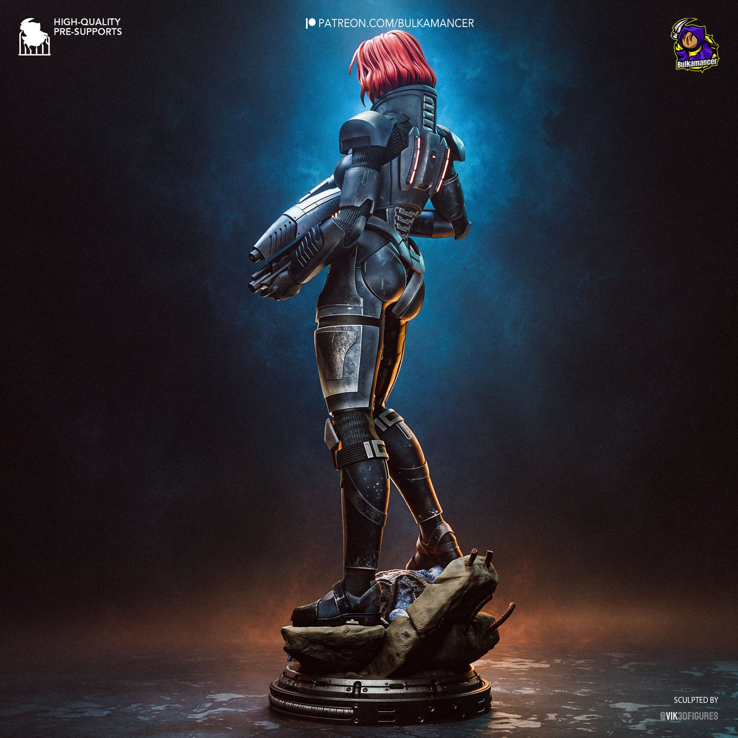N7 Commander | Handcrafted Figure