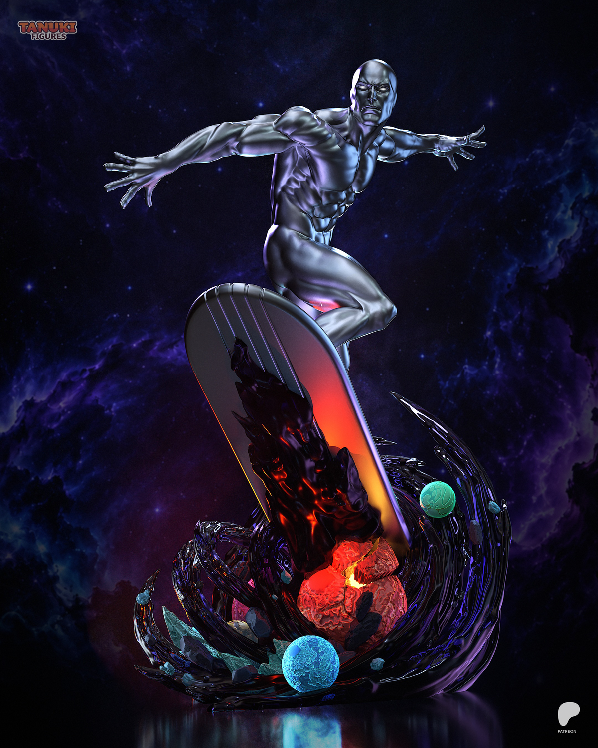 Silver Surfer | Handcrafted Figure