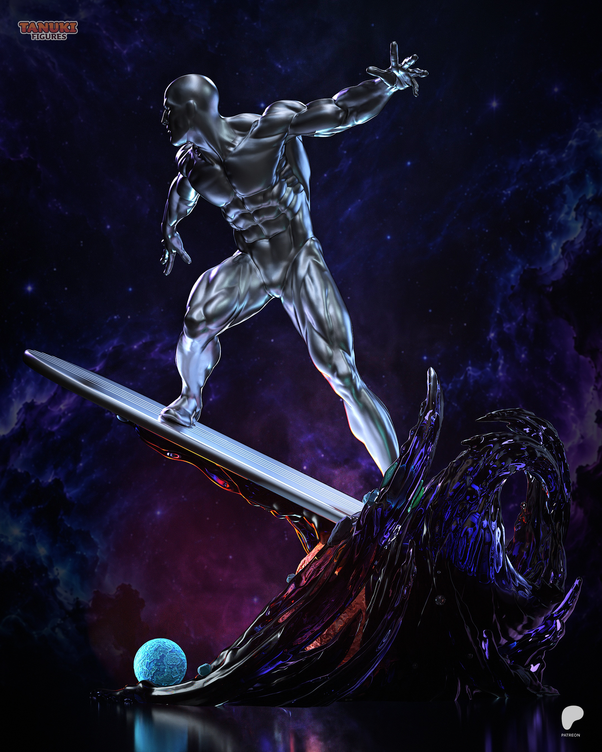Silver Surfer | Handcrafted Figure