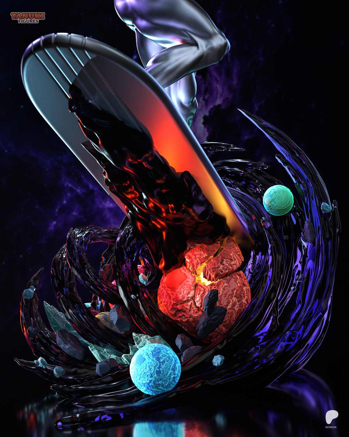 Silver Surfer | Handcrafted Figure