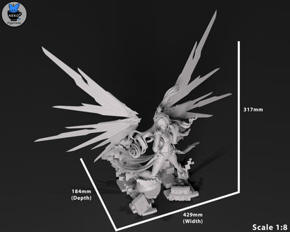 SilverWolf Lv999 | Honkai Star Rail | Handcrafted Figure