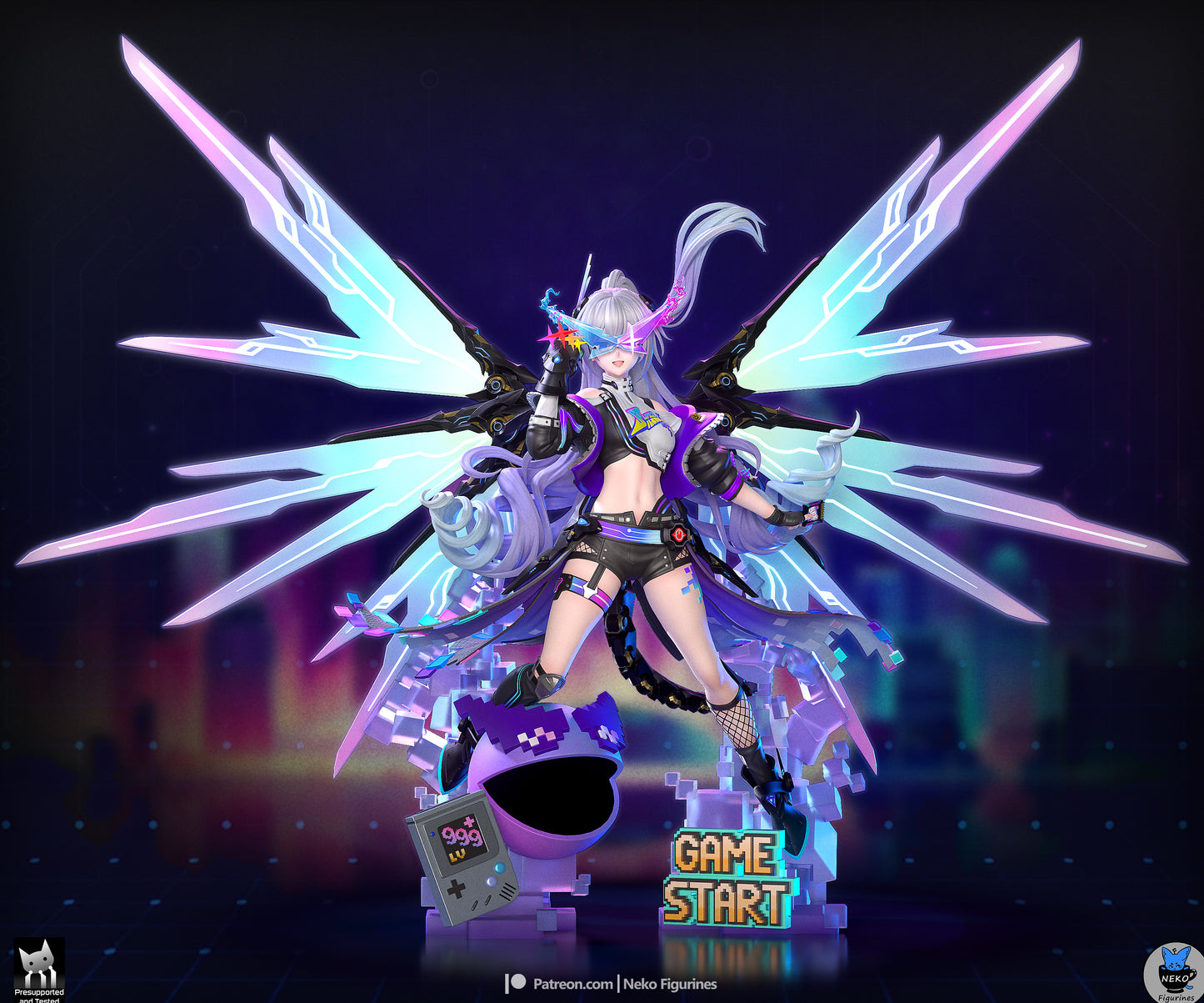 SilverWolf Lv999 | Honkai Star Rail | Handcrafted Figure
