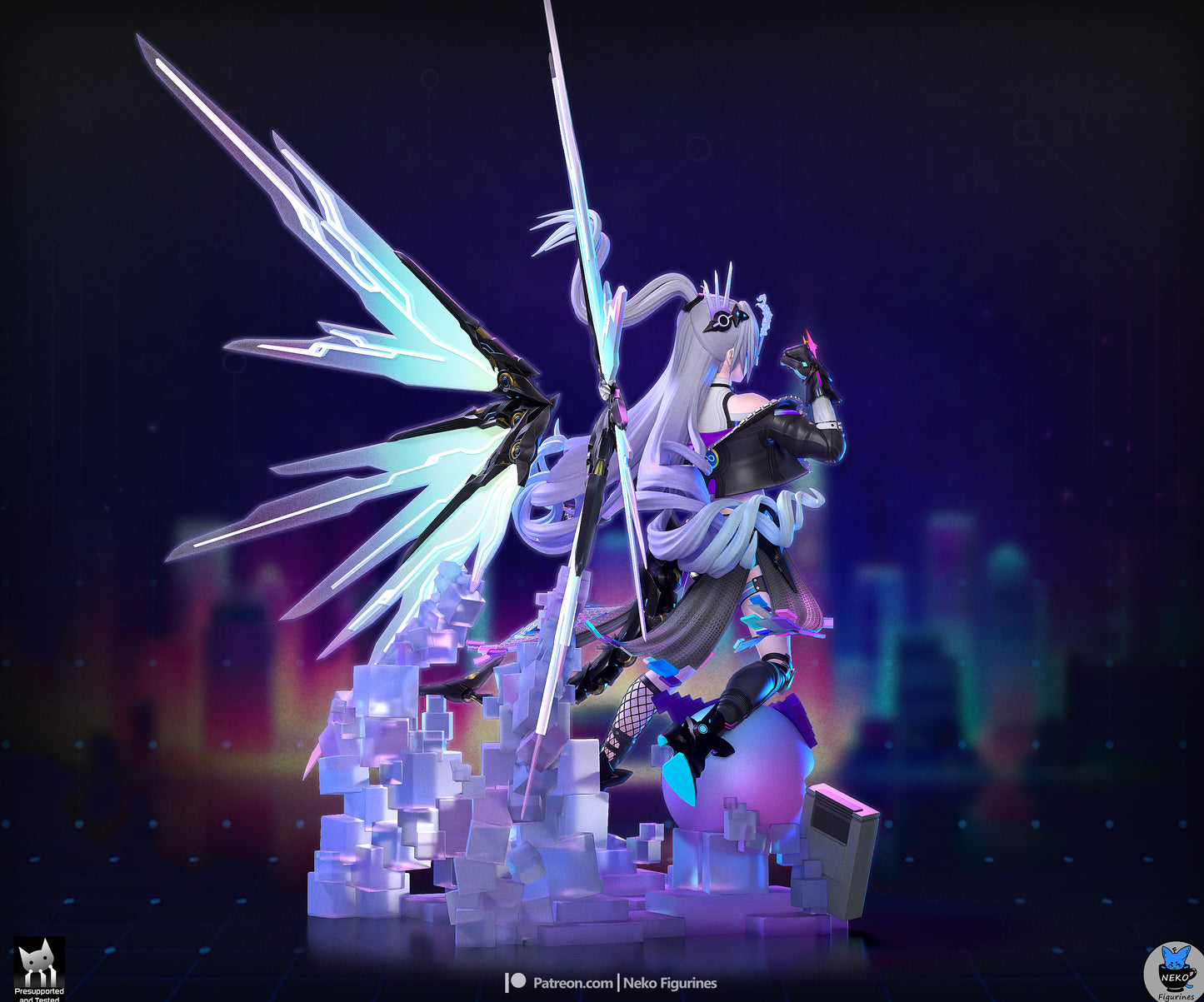 SilverWolf Lv999 | Honkai Star Rail | Handcrafted Figure