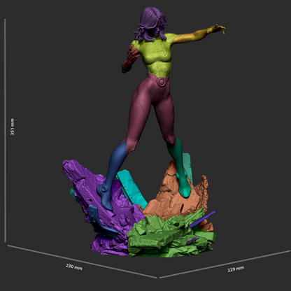 Invisible Woman | Handcrafted Figure