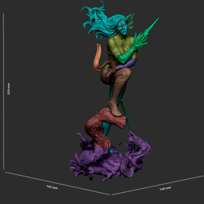 Psychic Blade Warrior | Handcrafted Figure