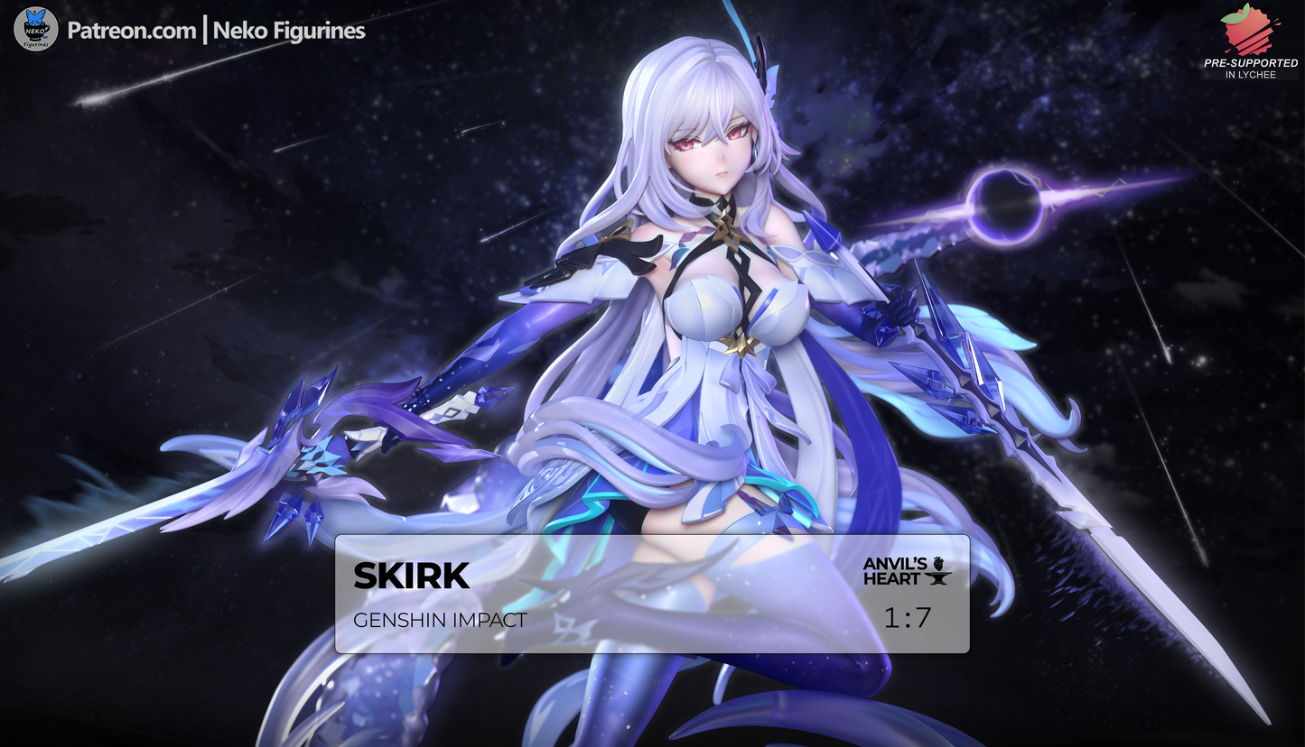 Skirk | Genshin Impact | Handcrafted Figure