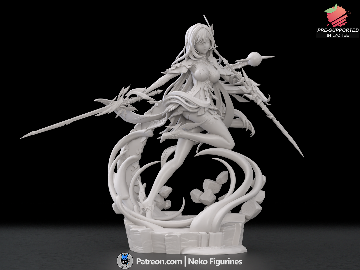 Skirk | Genshin Impact | Handcrafted Figure