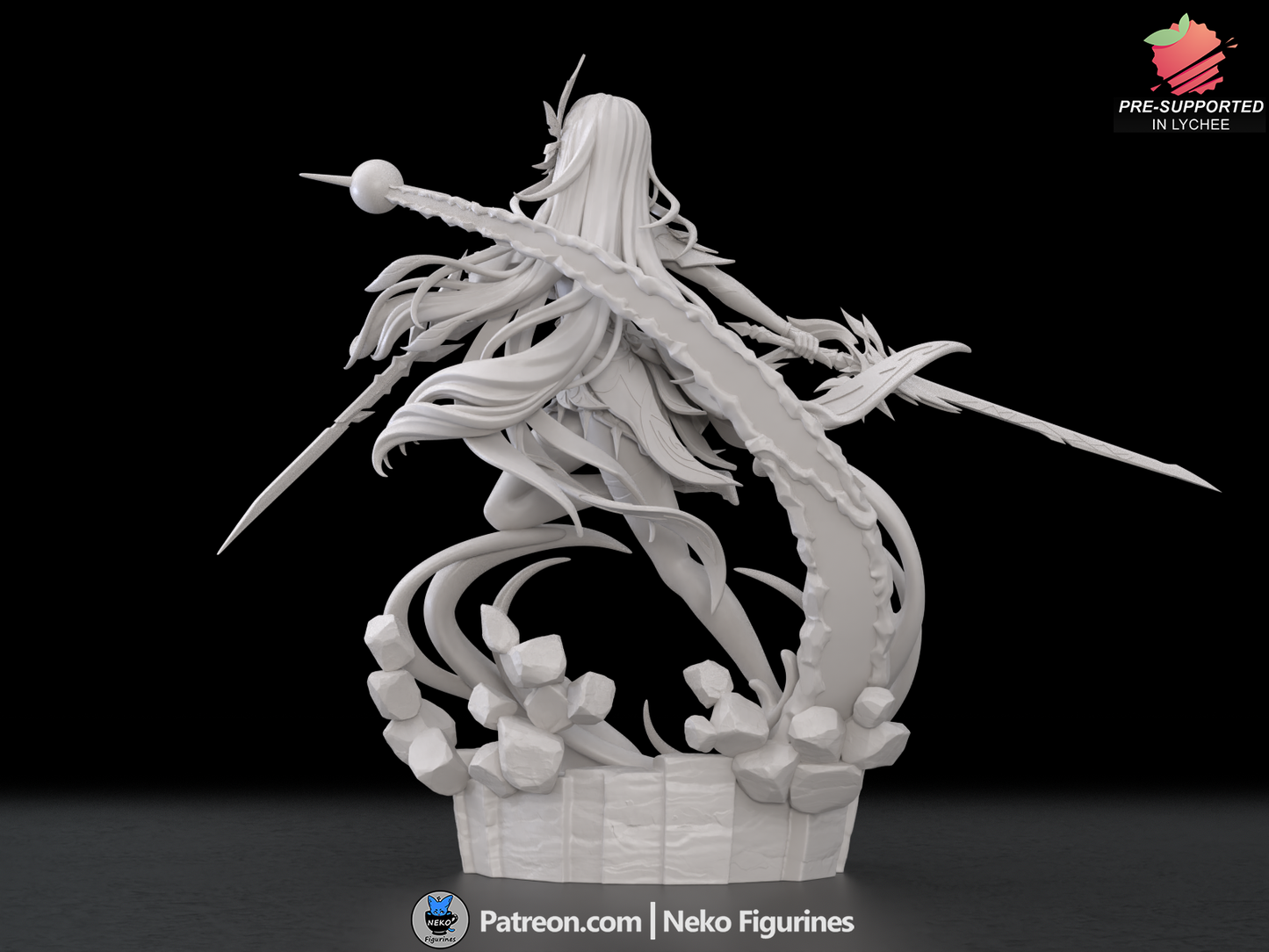 Skirk | Genshin Impact | Handcrafted Figure