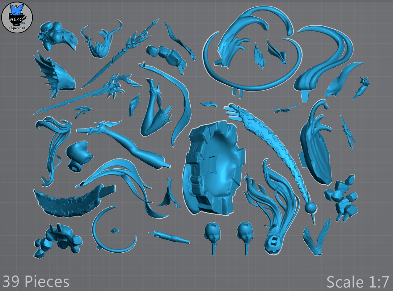 Skirk | Genshin Impact | Handcrafted Figure