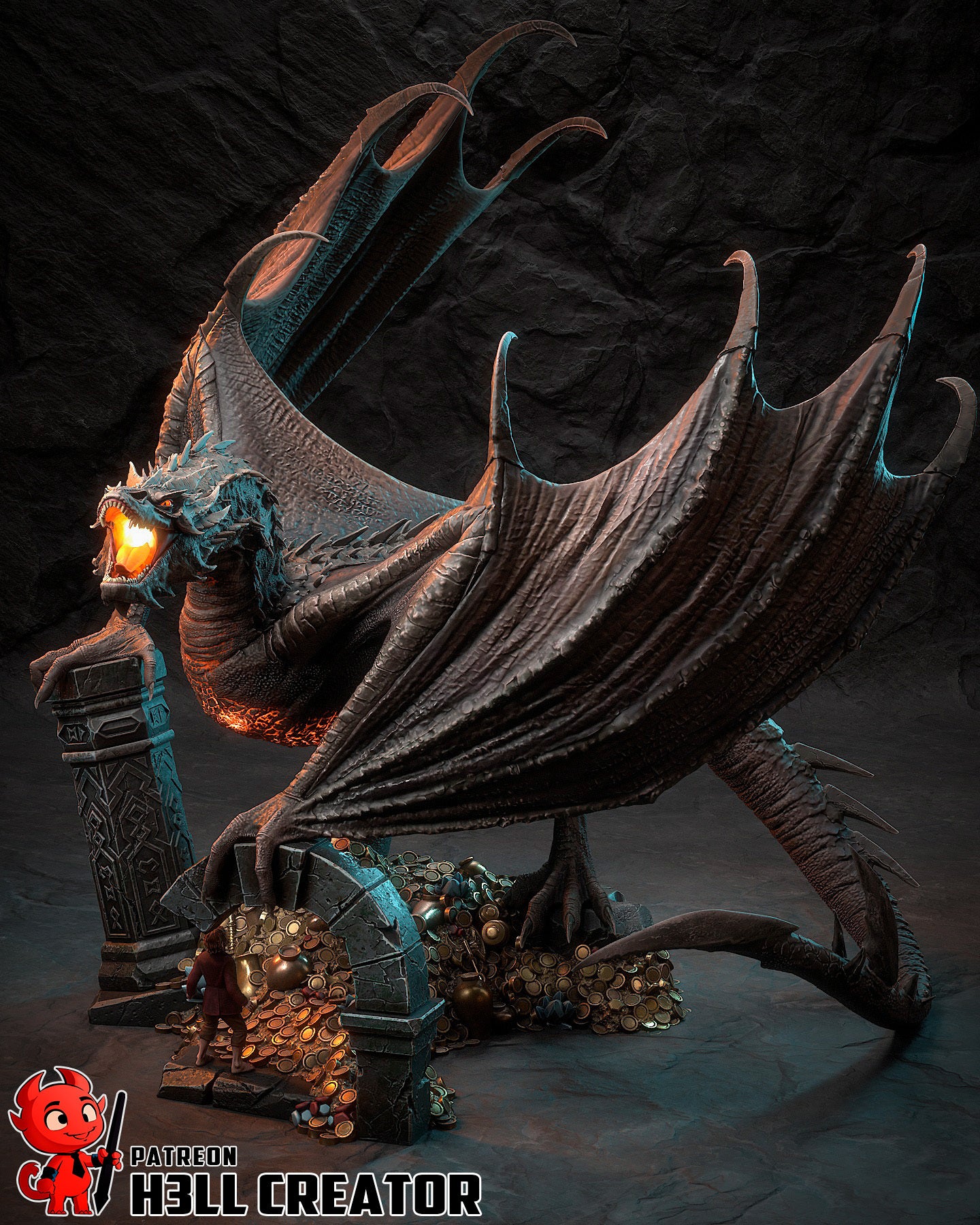 Smaug | The Hobbit | Handcrafted Figure