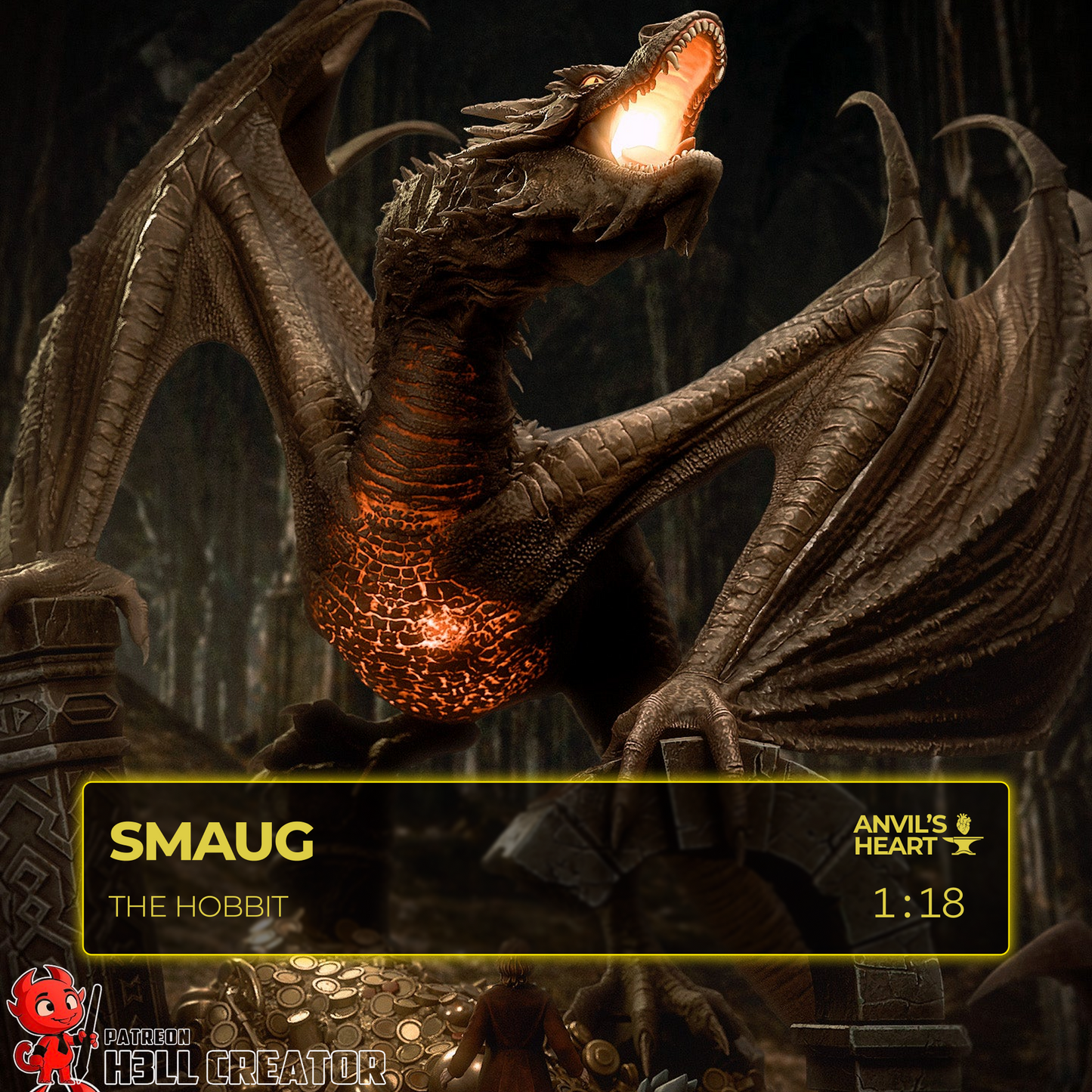 Ancient Treasure Dragon | Handcrafted Figure